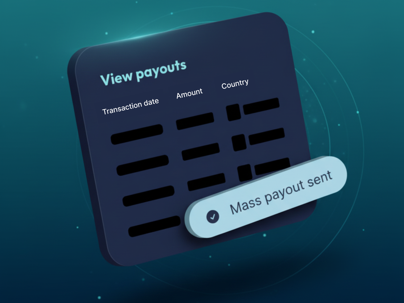 Payouts engine
