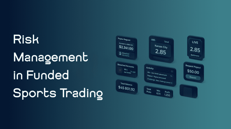 Risk management in funded sports trading